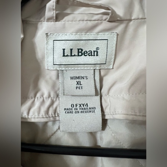 LL Bean Jacket Women XL PET Lined Coat Chore Barn - Picture 3 of 6